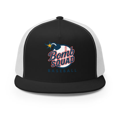 Performance | 5 Panel Trucker Cap | Bomb Squad Baseball | Alt Logo