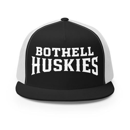 Performance | 5 Panel Trucker Cap | Bothell Huskies Youth Basketball | Script Logo
