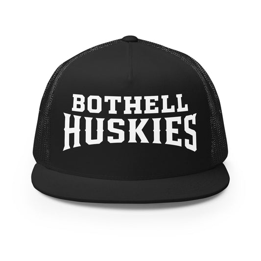 Performance | 5 Panel Trucker Cap | Bothell Huskies Youth Basketball | Script Logo