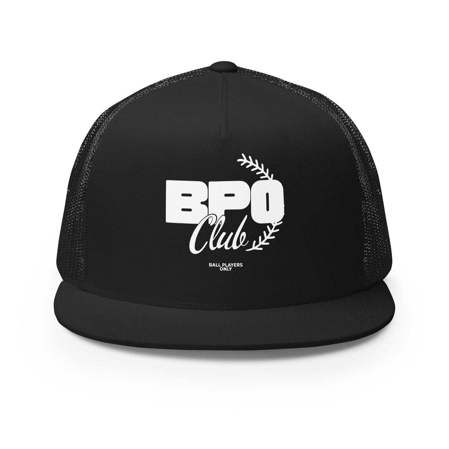 Performance | 5 Panel Trucker Cap | BPO Club | White Logo