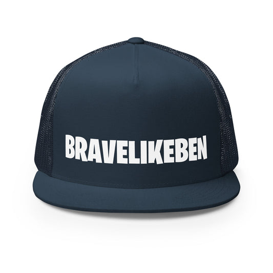 Performance | 5 Panel Trucker Cap | Brave Like Ben | Valor Lettering Logo