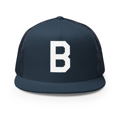 Performance | 5 Panel Trucker Cap | Bronxville | Emblem Logo