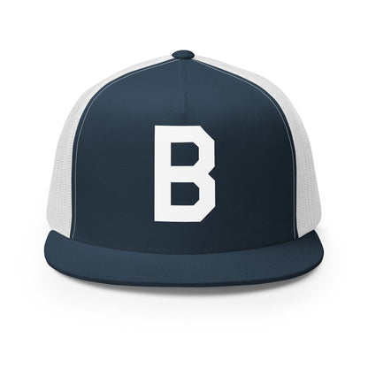 Performance | 5 Panel Trucker Cap | Bronxville | Emblem Logo