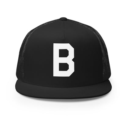 Performance | 5 Panel Trucker Cap | Bronxville | Emblem Logo