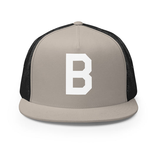 Performance | 5 Panel Trucker Cap | Bronxville | Emblem Logo