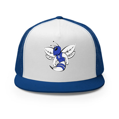 Performance | 5 Panel Trucker Cap | Bryant High School Track Booster | Hornet Logo
