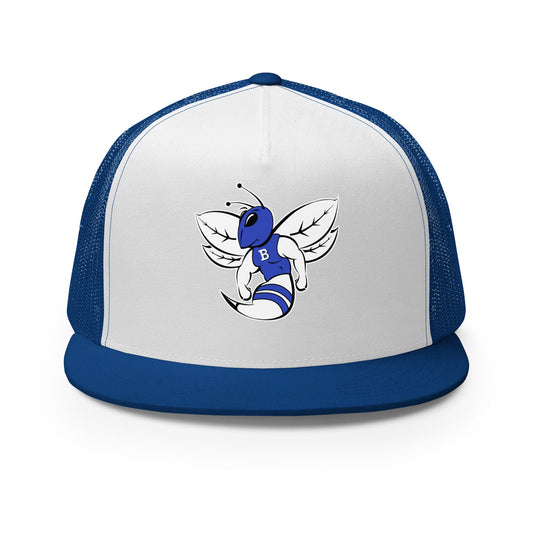 Performance | 5 Panel Trucker Cap | Bryant High School Track Booster | Hornet Logo