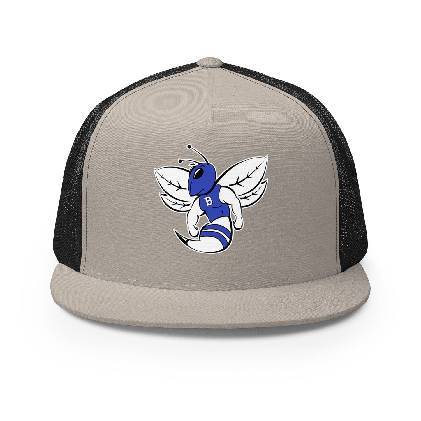 Performance | 5 Panel Trucker Cap | Bryant High School Track Booster | Hornet Logo