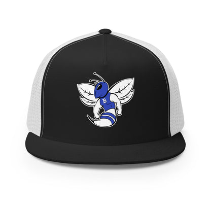 Performance | 5 Panel Trucker Cap | Bryant High School Track Booster | Hornet Logo