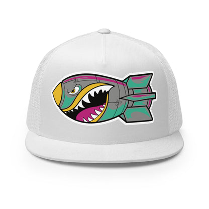 Performance | 5 Panel Trucker Cap | Buffalo Bomb Squad | Bomber Logo