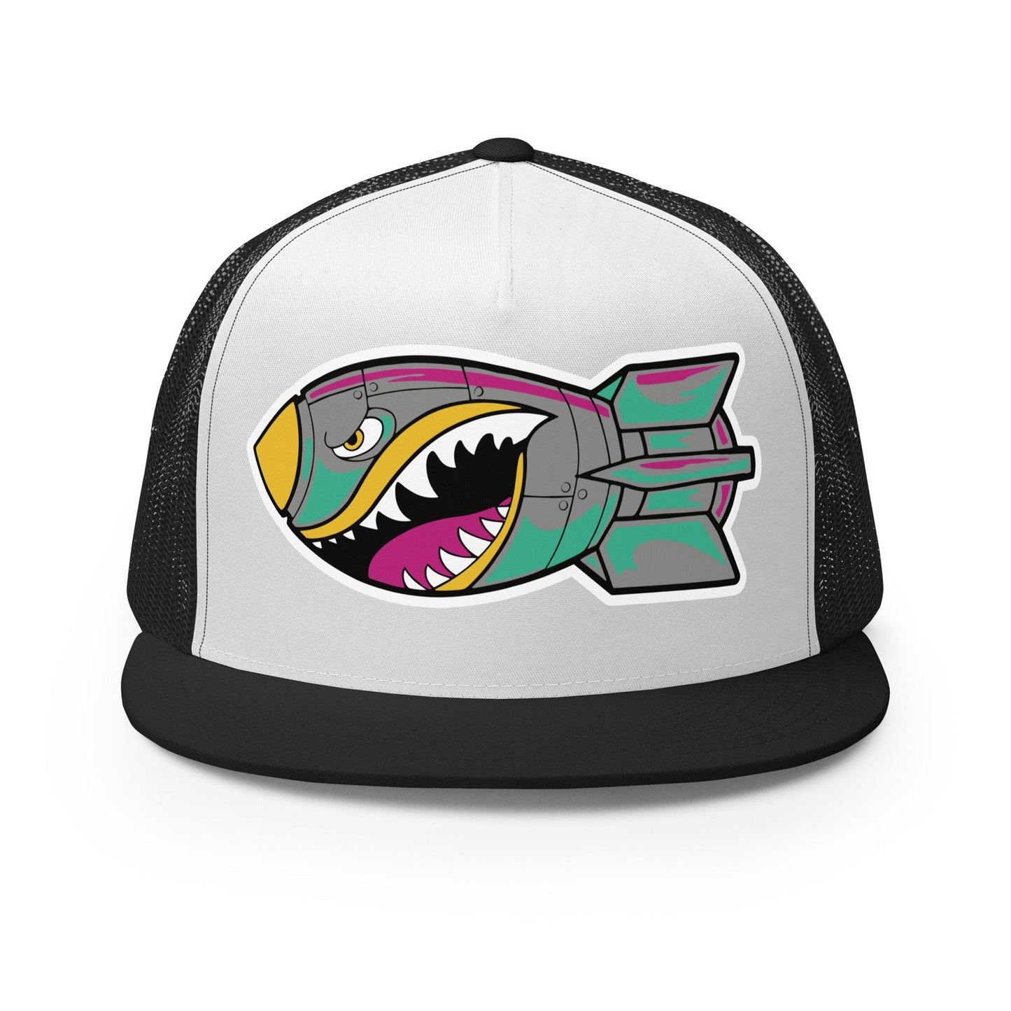 Performance | 5 Panel Trucker Cap | Buffalo Bomb Squad | Bomber Logo