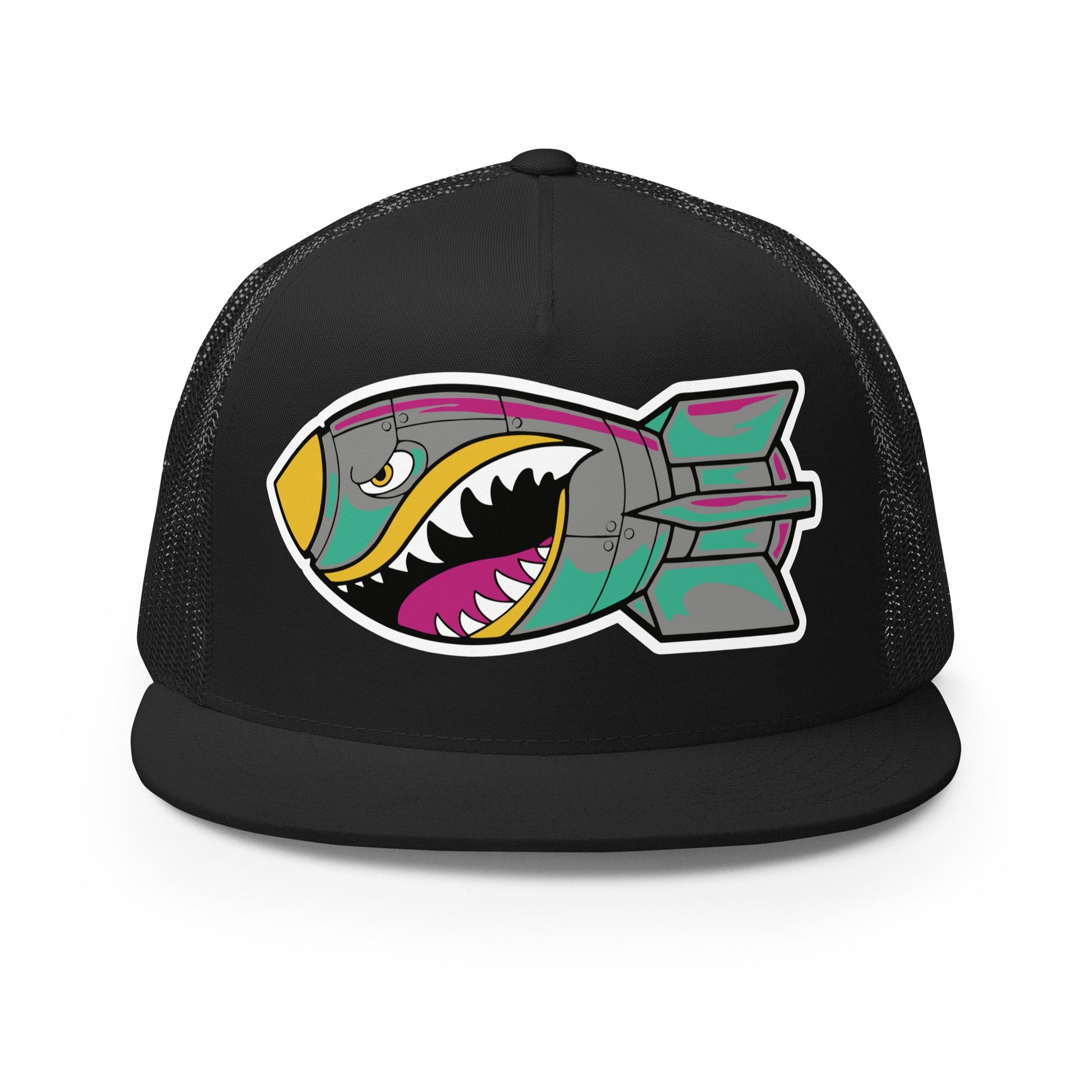 Performance | 5 Panel Trucker Cap | Buffalo Bomb Squad | Bomber Logo
