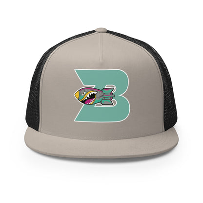 Performance | 5 Panel Trucker Cap | Buffalo Bomb Squad