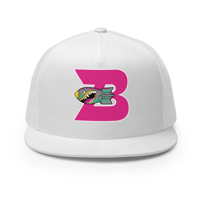 Performance | 5 Panel Trucker Cap | Buffalo Bomb Squad | Pink B