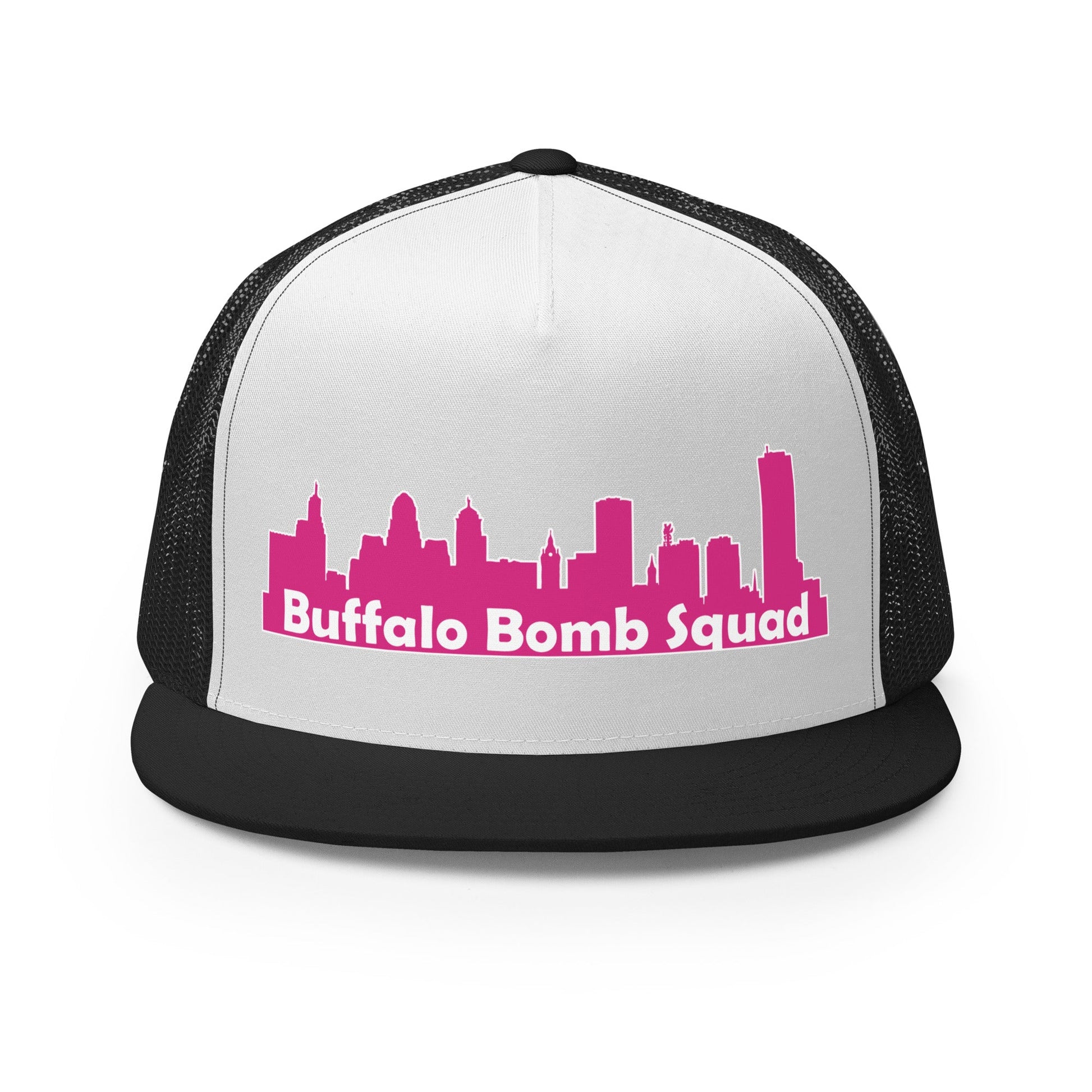Performance | 5 Panel Trucker Cap | Buffalo Bomb Squad | Skyline Logo