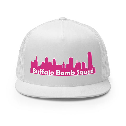 Performance | 5 Panel Trucker Cap | Buffalo Bomb Squad | Skyline Logo