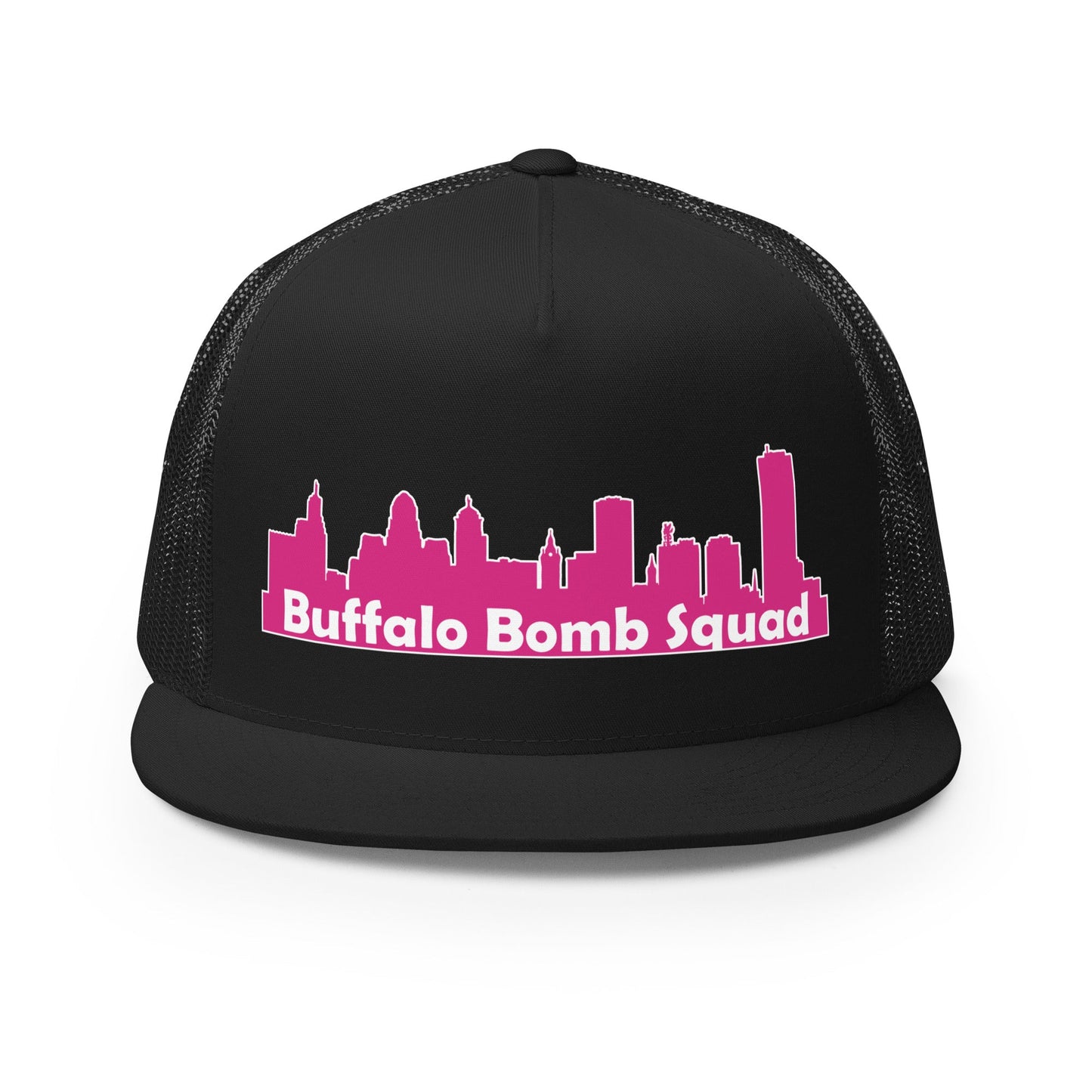 Performance | 5 Panel Trucker Cap | Buffalo Bomb Squad | Skyline Logo