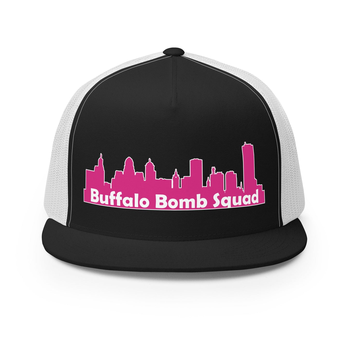 Performance | 5 Panel Trucker Cap | Buffalo Bomb Squad | Skyline Logo