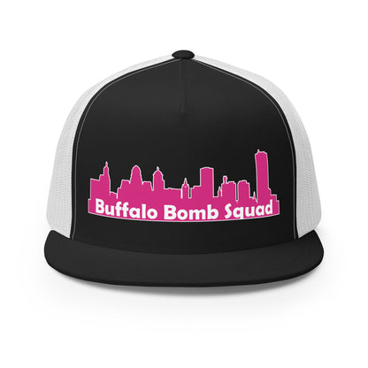 Performance | 5 Panel Trucker Cap | Buffalo Bomb Squad | Skyline Logo