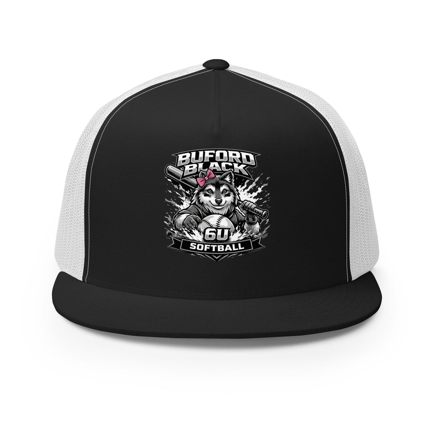 Performance | 5 Panel Trucker Cap | Buford Black 6U