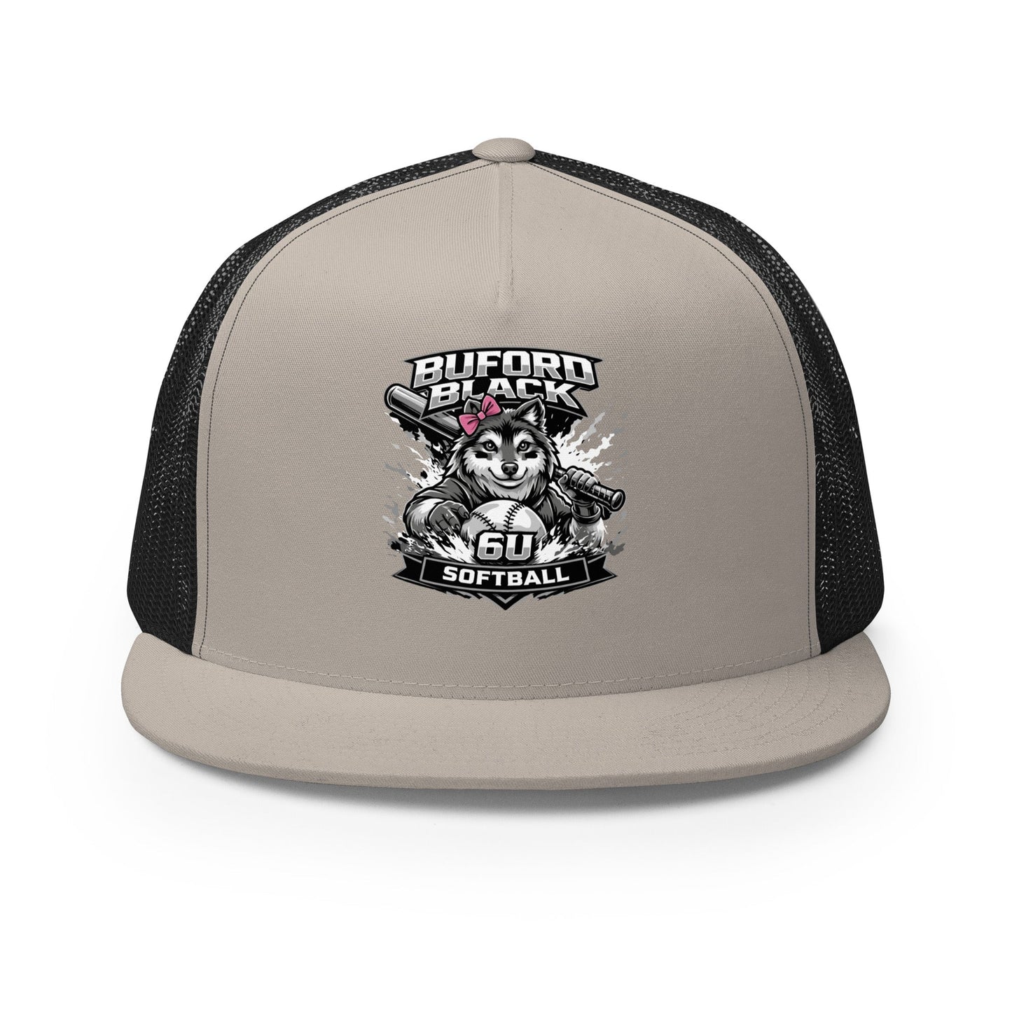 Performance | 5 Panel Trucker Cap | Buford Black 6U