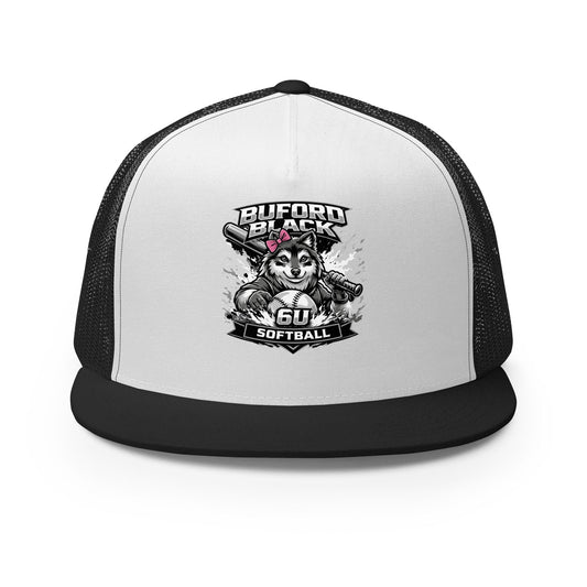 Performance | 5 Panel Trucker Cap | Buford Black 6U