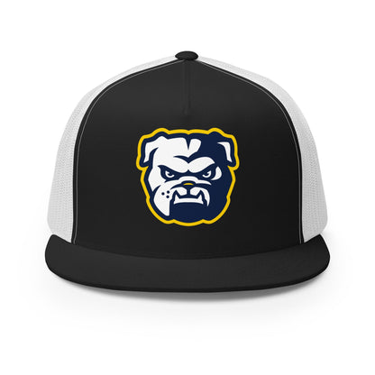 Performance | 5 Panel Trucker Cap | Bulldogs - MD | Mascot Logo