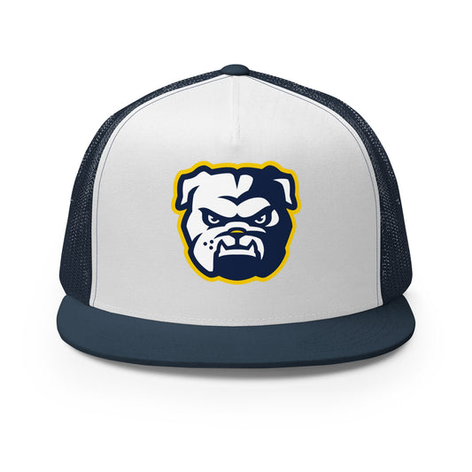 Performance | 5 Panel Trucker Cap | Bulldogs - MD | Mascot Logo