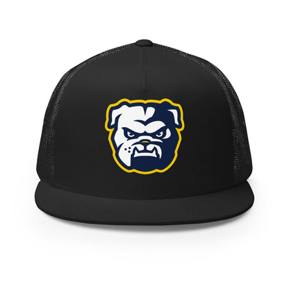 Performance | 5 Panel Trucker Cap | Bulldogs - MD | Mascot Logo
