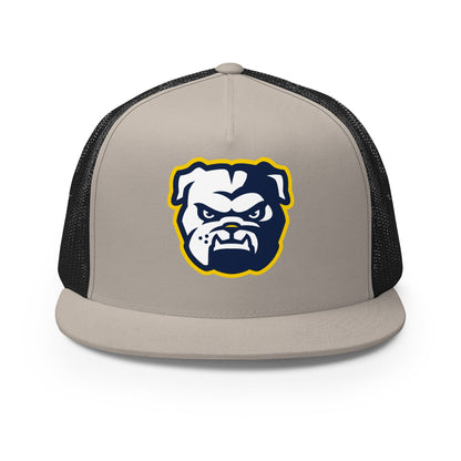 Performance | 5 Panel Trucker Cap | Bulldogs - MD | Mascot Logo