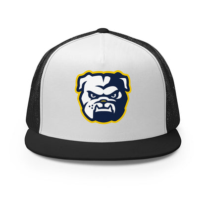 Performance | 5 Panel Trucker Cap | Bulldogs - MD | Mascot Logo