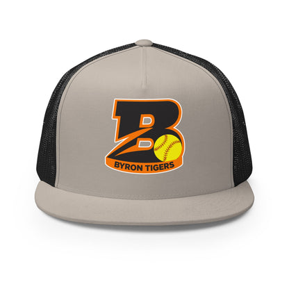 Performance | 5 Panel Trucker Cap | Byron High School Softball | Softball Logo