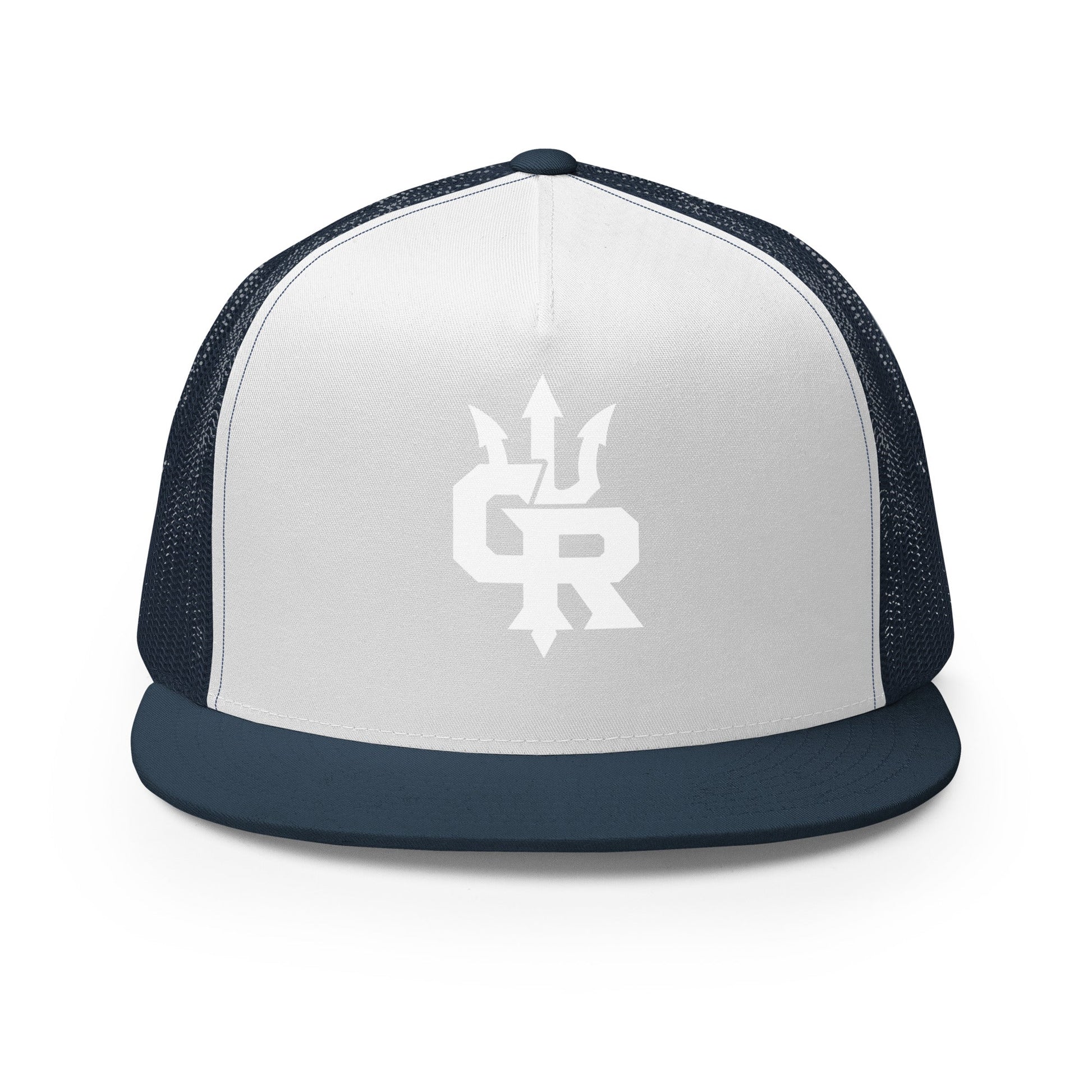 Performance | 5 Panel Trucker Cap | Cape Riptides Baseball | Crest Logo