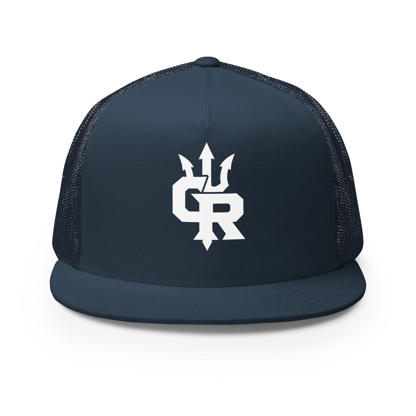 Performance | 5 Panel Trucker Cap | Cape Riptides Baseball | Crest Logo