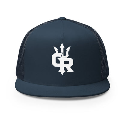 Performance | 5 Panel Trucker Cap | Cape Riptides Baseball | Crest Logo