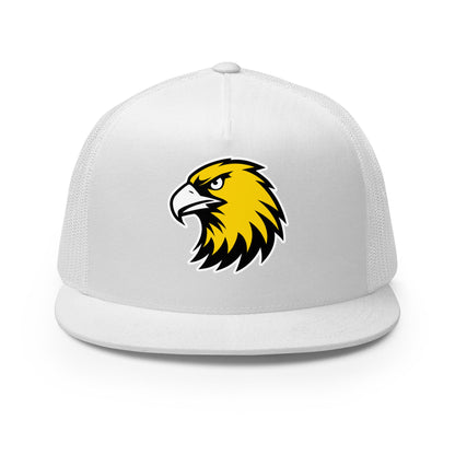 Performance | 5 Panel Trucker Cap | Cardinal Ohara Hawks | Gaze Icon Logo