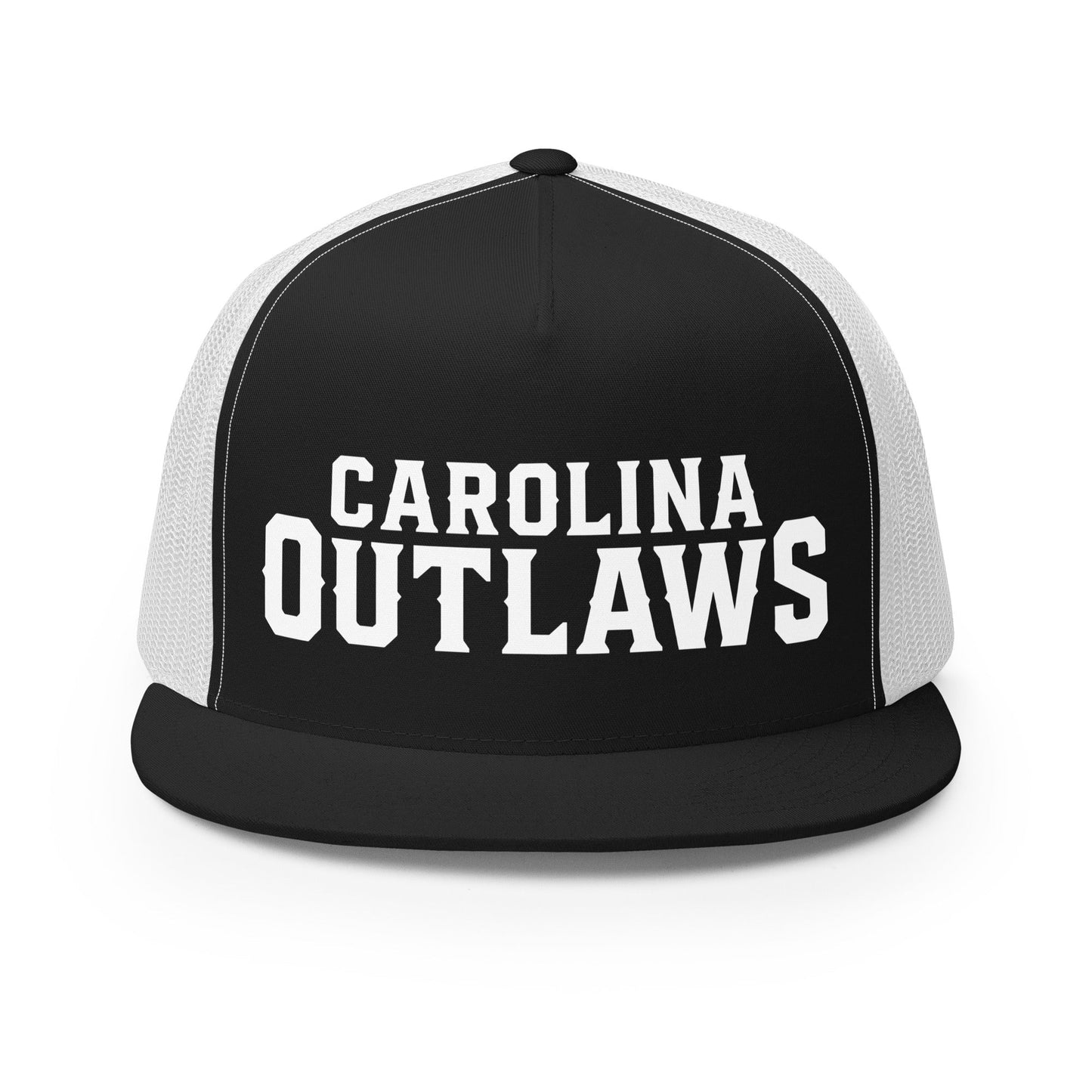 Performance | 5 Panel Trucker Cap | Carolina Outlaws Baseball | Script Logo
