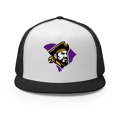 Performance | 5 Panel Trucker Cap | Carolina Pirates