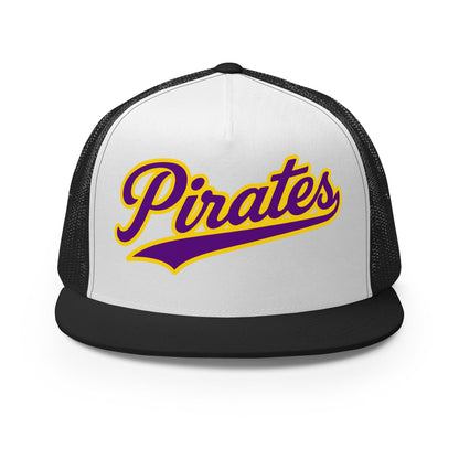 Performance | 5 Panel Trucker Cap | Carolina Pirates | Script Logo