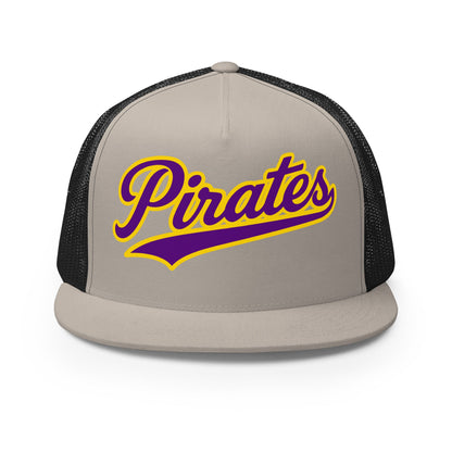 Performance | 5 Panel Trucker Cap | Carolina Pirates | Script Logo