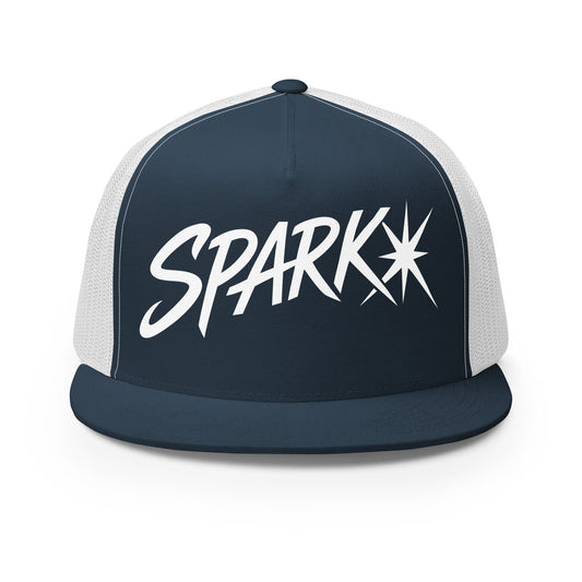 Performance | 5 Panel Trucker Cap | Carolina Sparkx | Athletics Logo