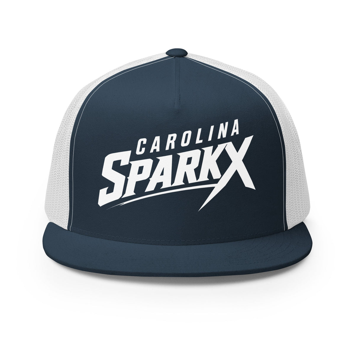 Performance | 5 Panel Trucker Cap | Carolina Sparkx | Vanguard Logo