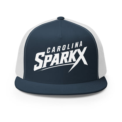 Performance | 5 Panel Trucker Cap | Carolina Sparkx | Vanguard Logo