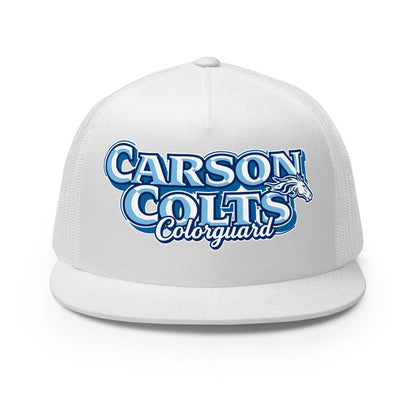 Performance | 5 Panel Trucker Cap | Carson Colorguard | Colts Logo