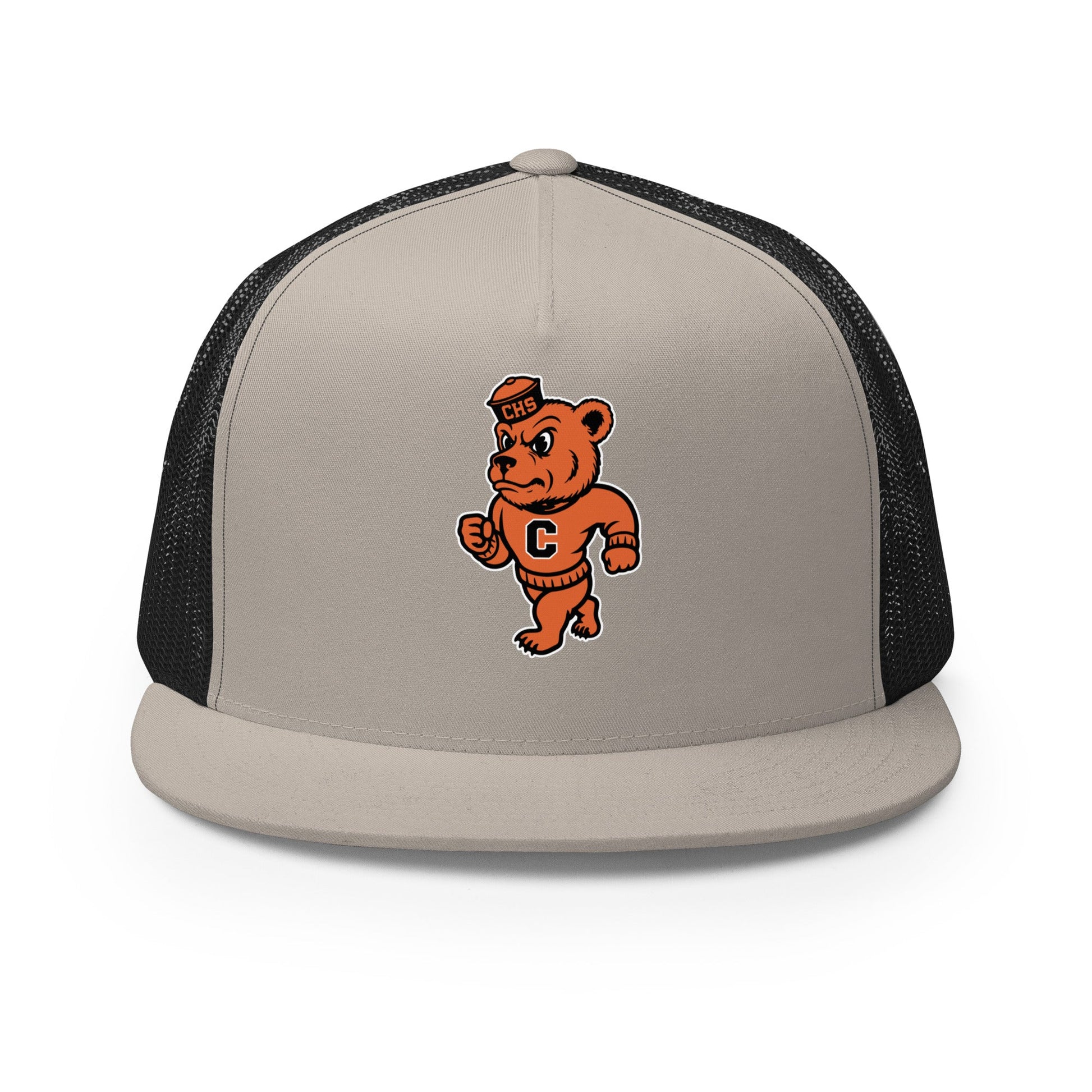 Performance | 5 Panel Trucker Cap | Catholic High School | Bear Logo