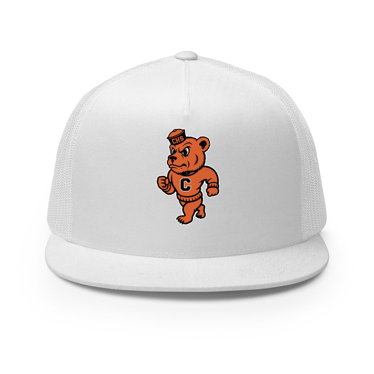 Performance | 5 Panel Trucker Cap | Catholic High School | Bear Logo