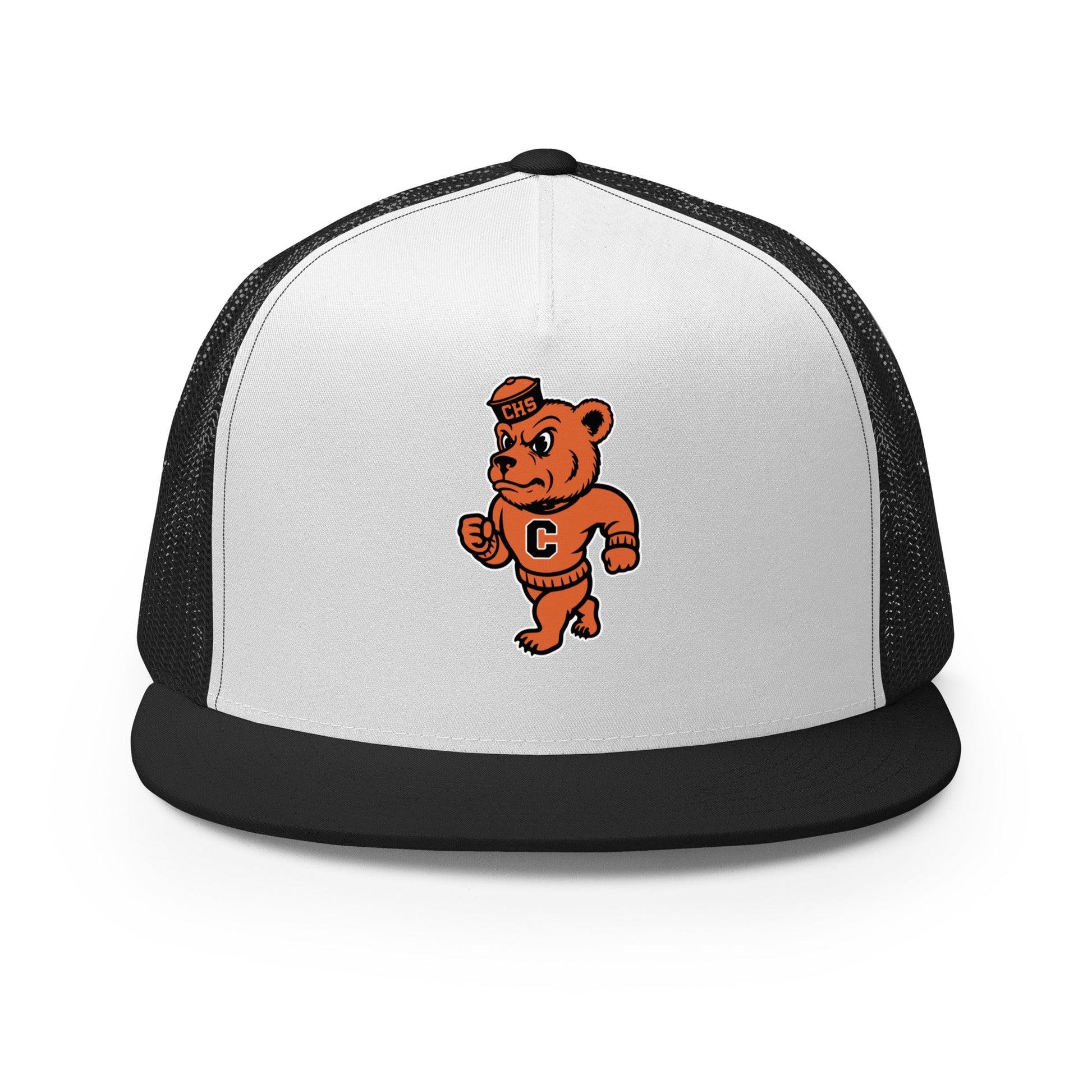 Performance | 5 Panel Trucker Cap | Catholic High School | Bear Logo