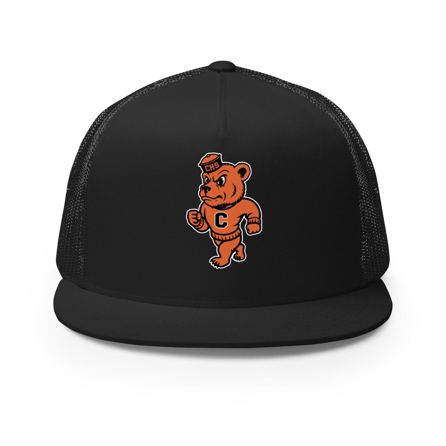 Performance | 5 Panel Trucker Cap | Catholic High School | Bear Logo