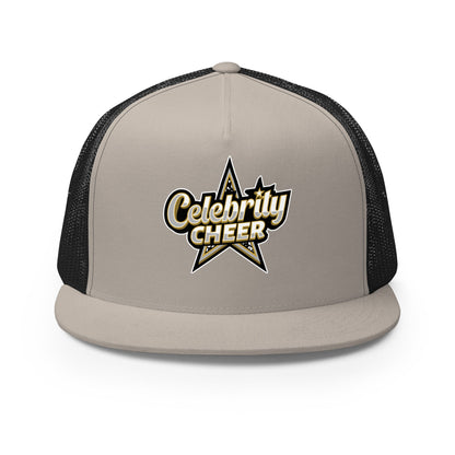 Performance | 5 Panel Trucker Cap | Celebrity Cheer | Celebrity Cheer Logo