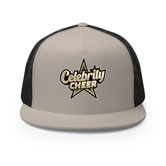 Performance | 5 Panel Trucker Cap | Celebrity Cheer | Celebrity Cheer Logo